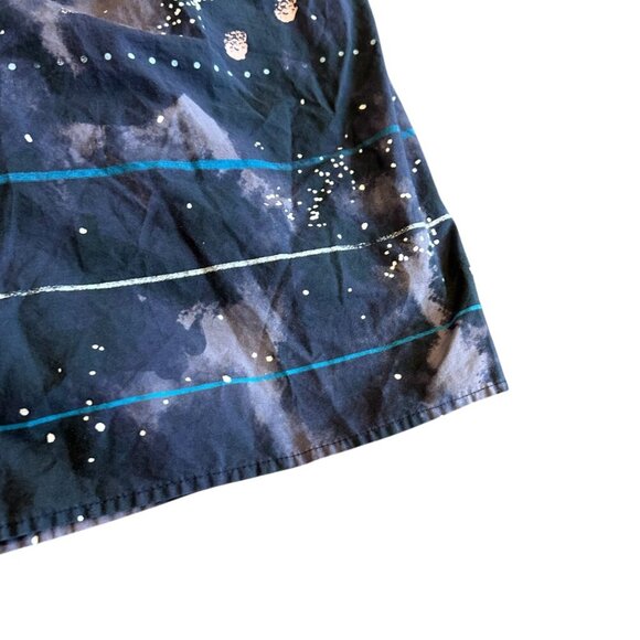 Modcloth 100% Cotton Space Universe Planet Skirt A-Line Full Size Medium - Picture 6 of 12